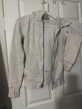 Lululemon Scuba Full-Zip Hoodie Heathered Core Ultra Light Grey